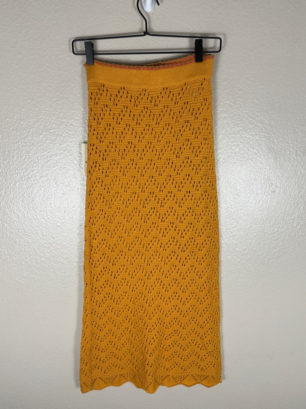 MOTHER Longline Knit Top & Skirt Set in Tangerine Dreams - Picture 9 of 11